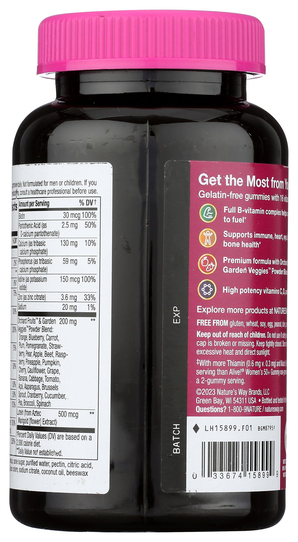 Nature's Way Alive Women 50 Plus Multivitamin Gummy - 75 Count - image 2