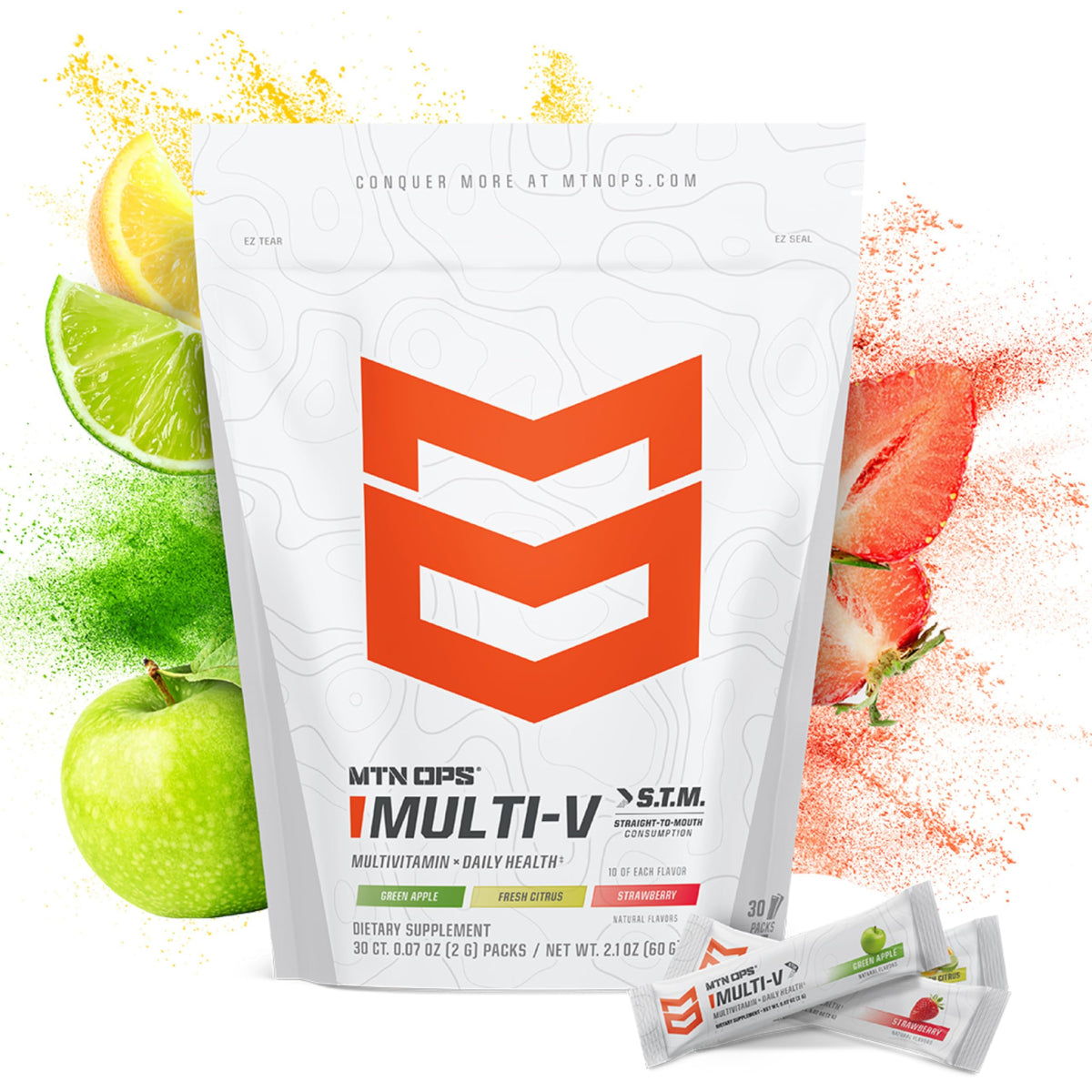MTN OPS Multi-V STM Daily Multivitamin Powder - 30 Servings - image 5
