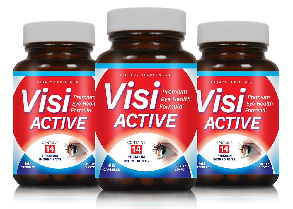 VisiActive Vision Support Supplement - 180 Capsules