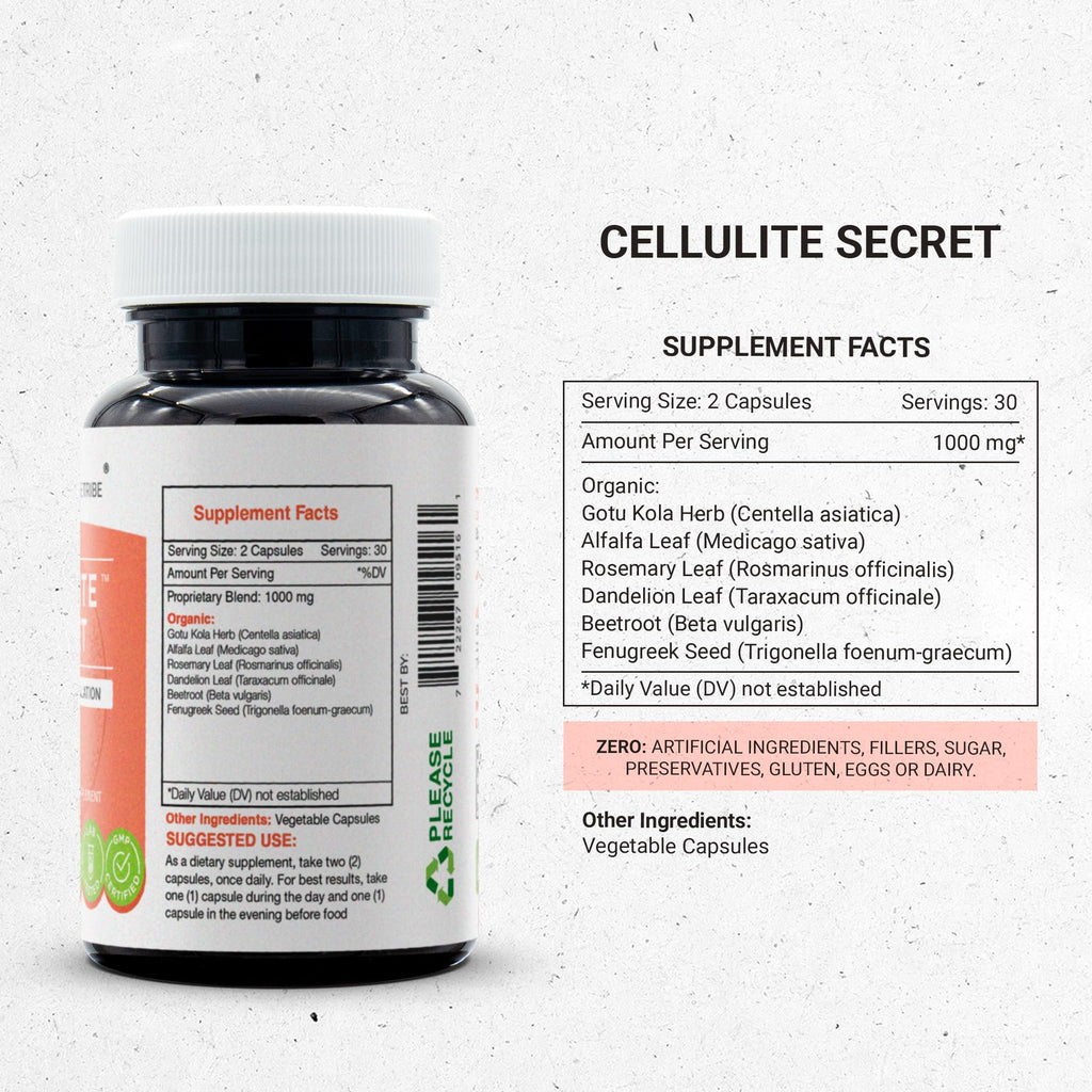 Secrets of the Tribe Cellulite Secret 60/120 Capsules