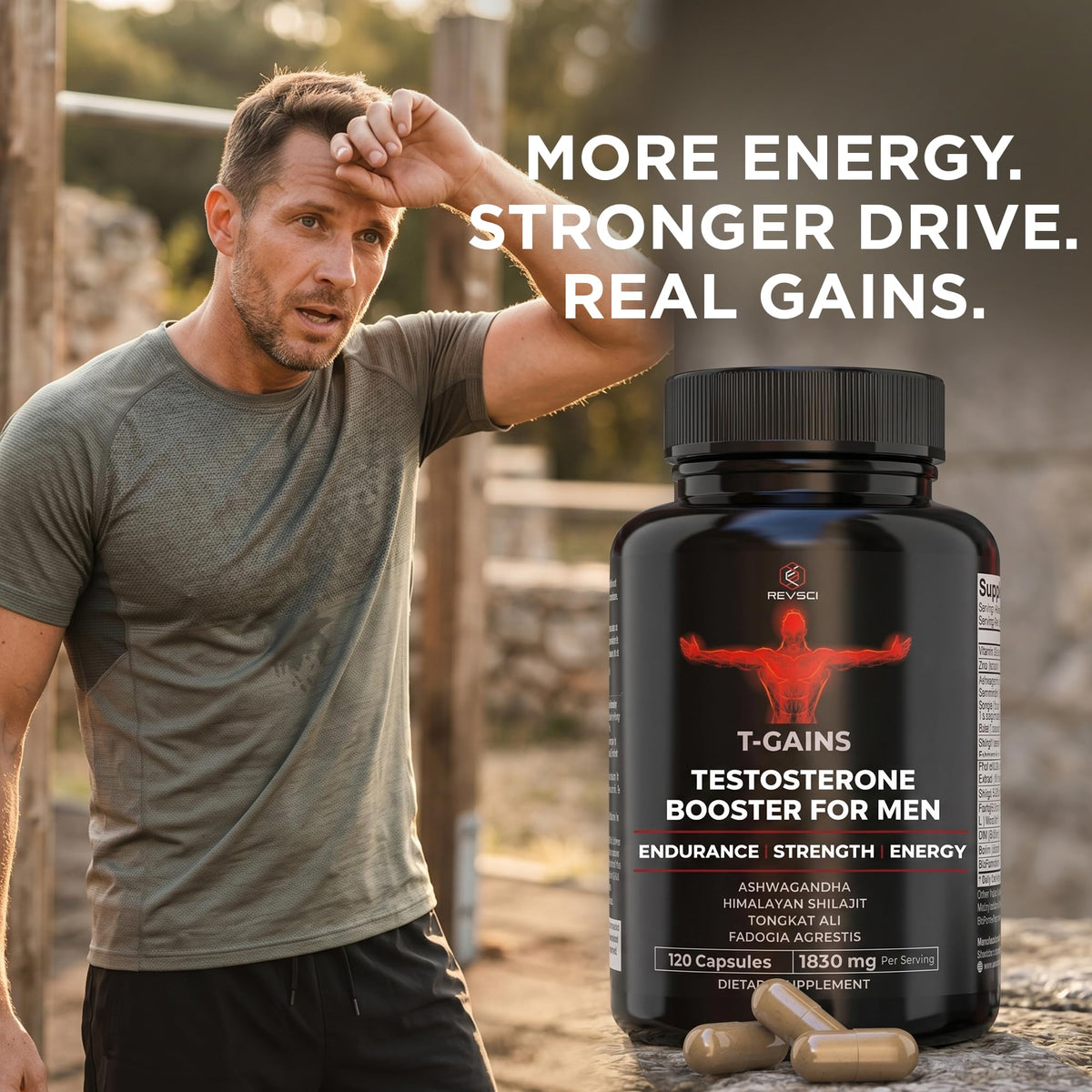 Revolution Science HGH Supplements for Men & Women - Regains Natural