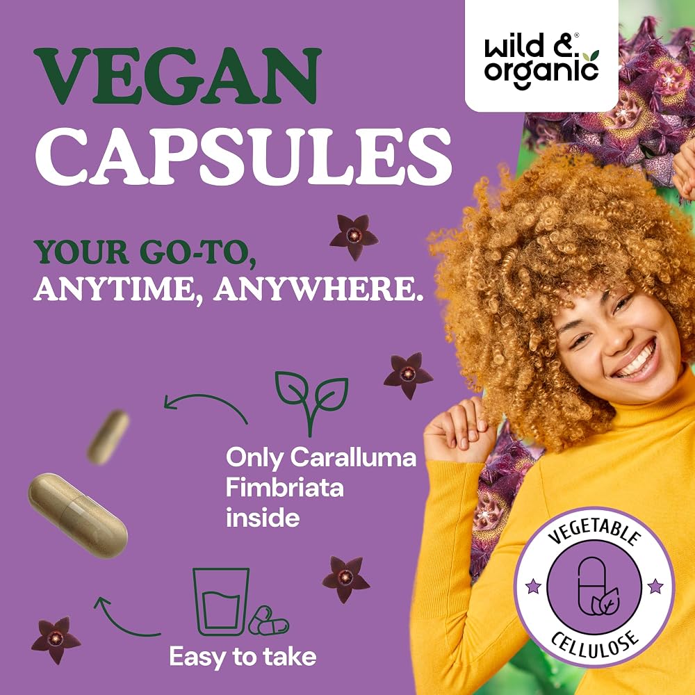 Wild & Organic Caralluma 1000 mg Overall Support - 90 Capsules - image 4