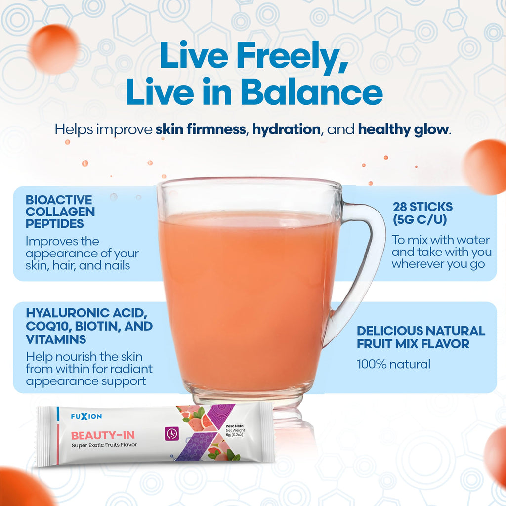 FuXion Beauty In Collagen Beauty Drink Guava - 28 Sticks - image 2