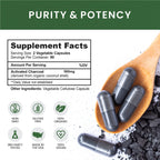 Whole Nature Activated Charcoal Capsules - 180 Capsules - image 3