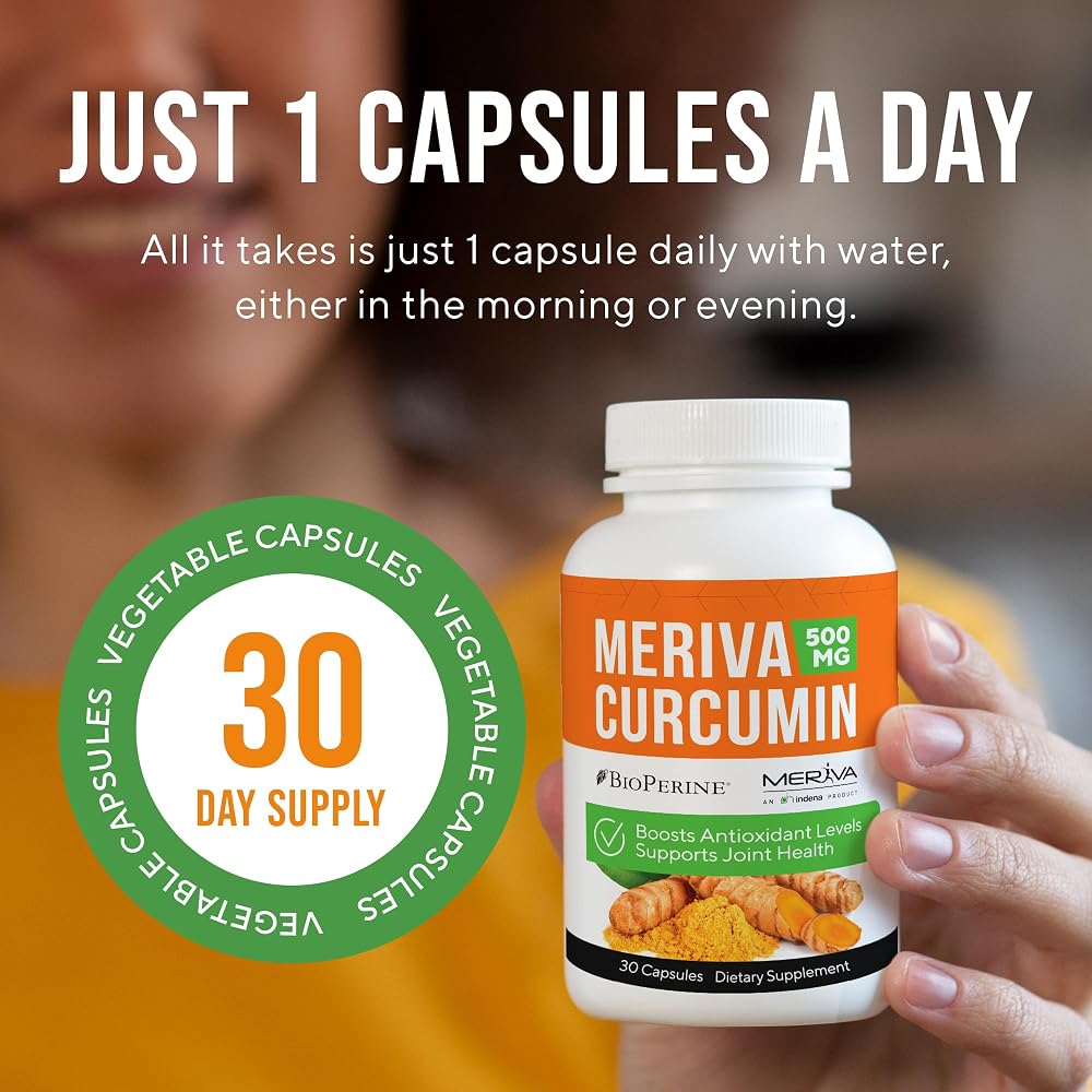 NERVE RENEW Meriva Curcumin with Black Pepper and Bioperine