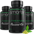 SmarterVitamins L-Theanine 250mg with Flaxseed Oil - 150 Softgels