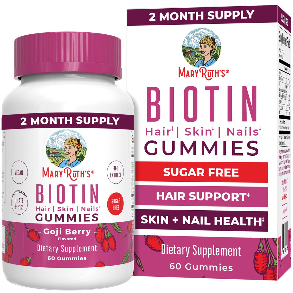 MARYRUTH'S Biotin Gummies Hair Growth Support - 60 Gummies