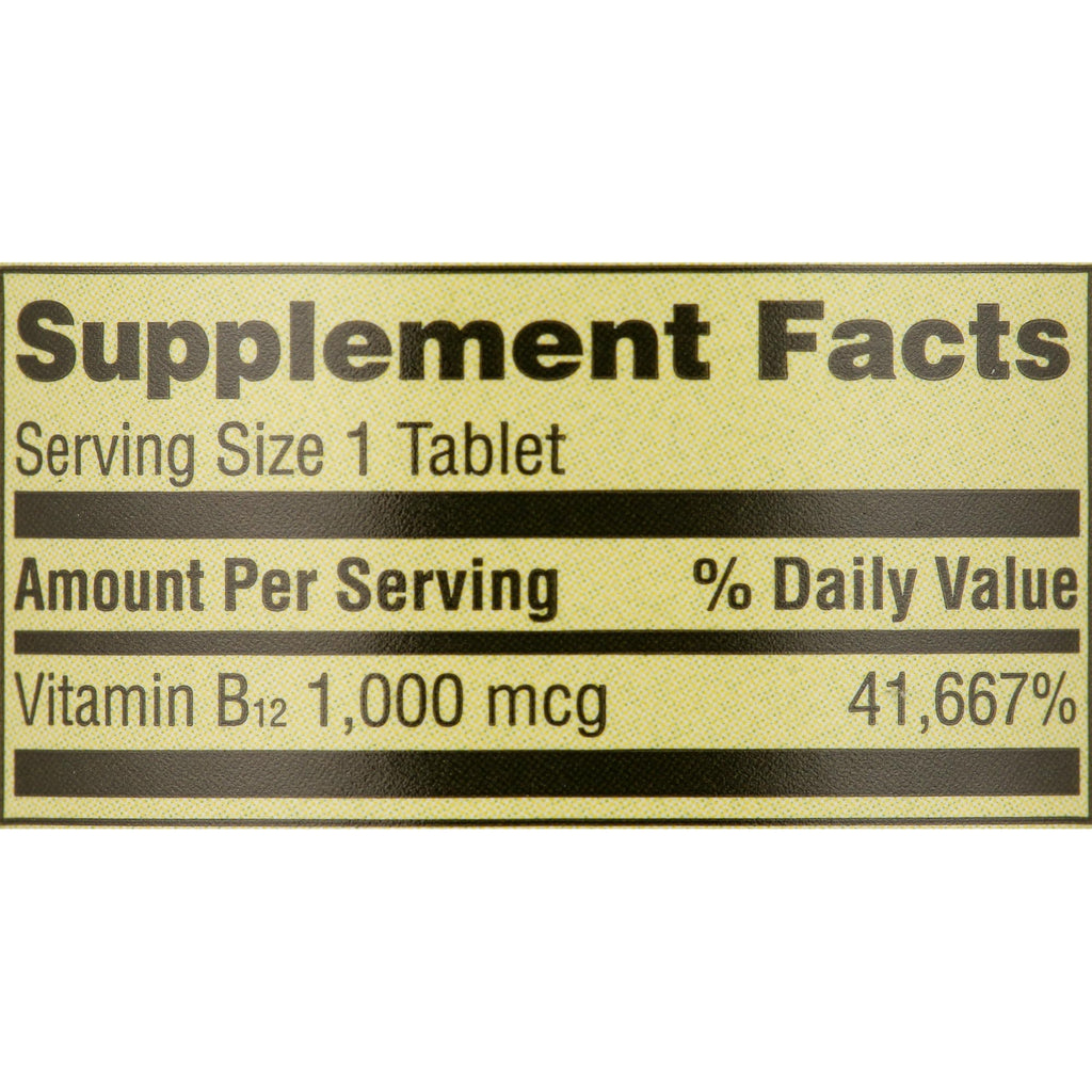 FUSION SHOP STORE Vitamin B12 1000 mcg Timed Release - 60 Tablets - image 6