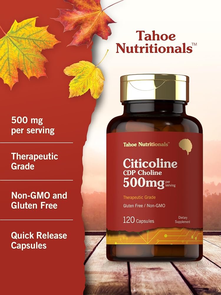 Tahoe Nutritionals Citicoline 500mg - 120 Capsules - image 4