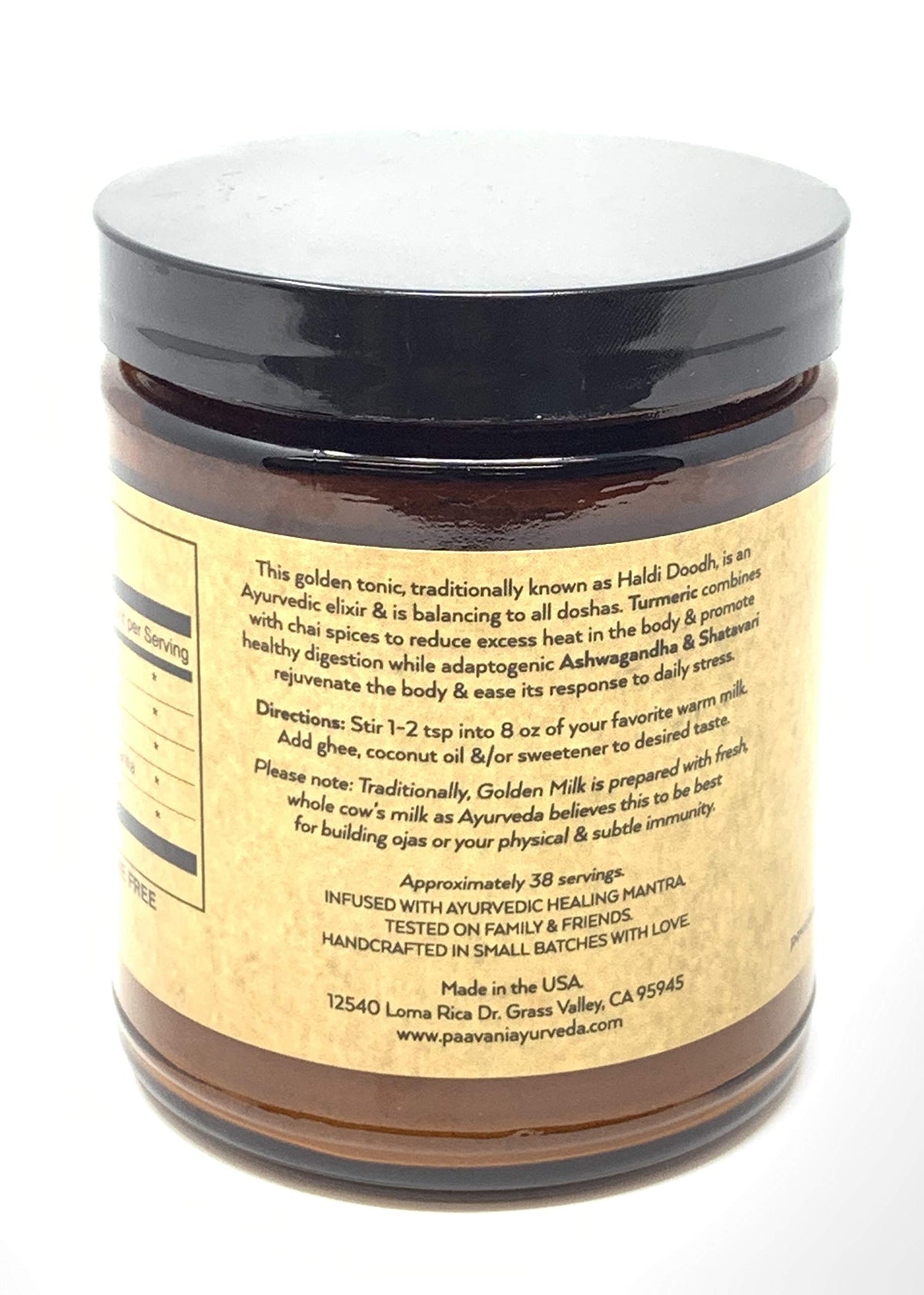 PAAVANI Ayurveda Golden Milk Organic Turmeric Powder - 3.35 oz - image 3