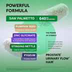 NUTRAHARMONY Saw Palmetto 640mg Prostate Support - 120 Capsules - image 6
