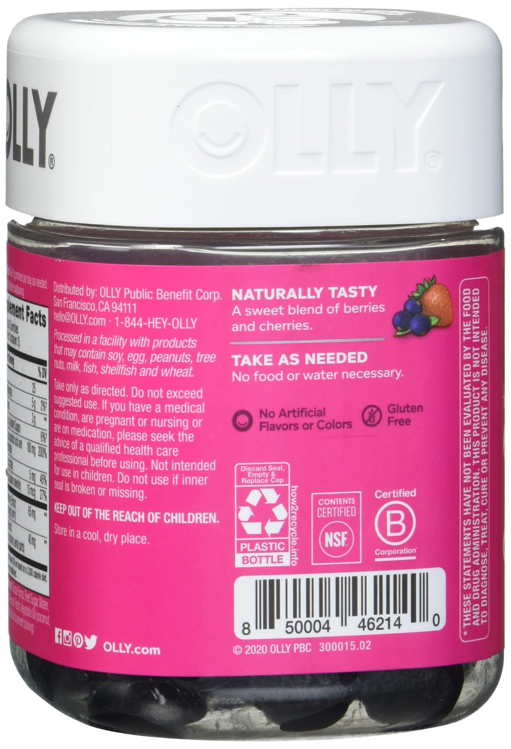 Olly Immunity Gummy with Elderberry, Zinc & Vitamin C - 540 Count - image 3