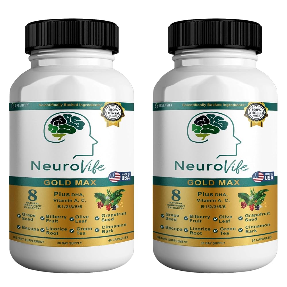 GREENVIFY NeuroVife Gold Max Brain Support Supplement