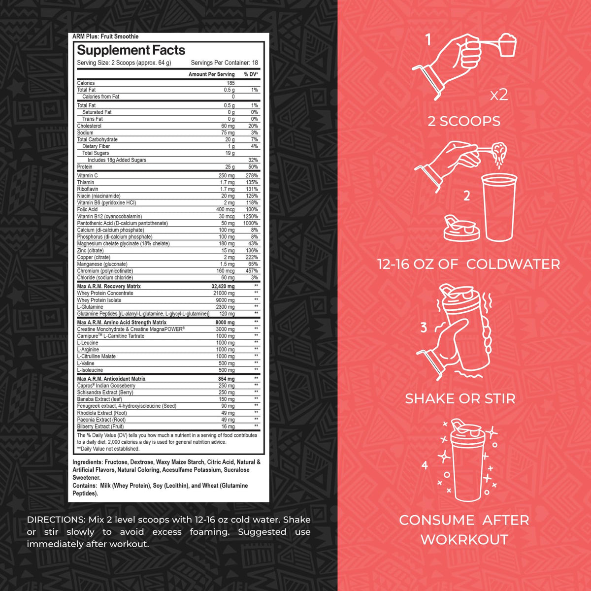 Max Muscle Arm Plus+ Anabolic Recovery Matrix