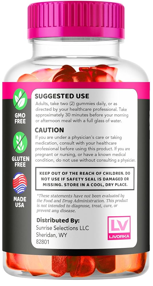 LIVORKA Ciao Health Gummies for Men - 60 Gummies - image 3