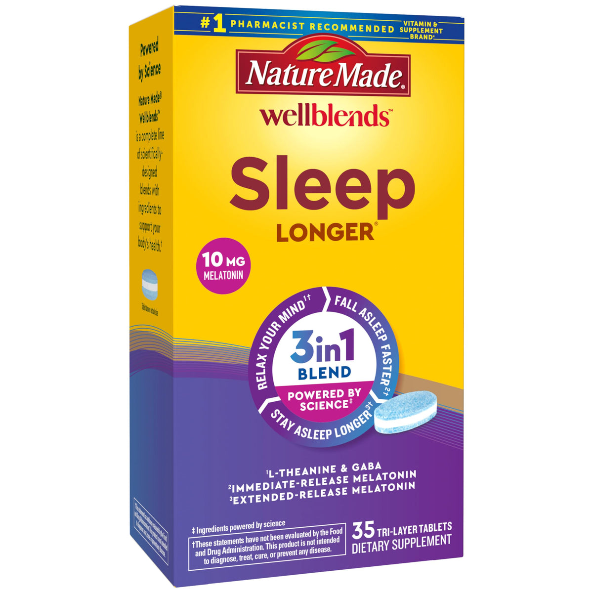 Nature Made Wellblends Sleep Longer Maximum Strength - 35 Tablets