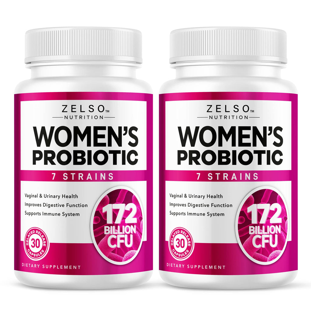 ZELSO Women's Probiotic 175 Billion CFU - 60 Capsules