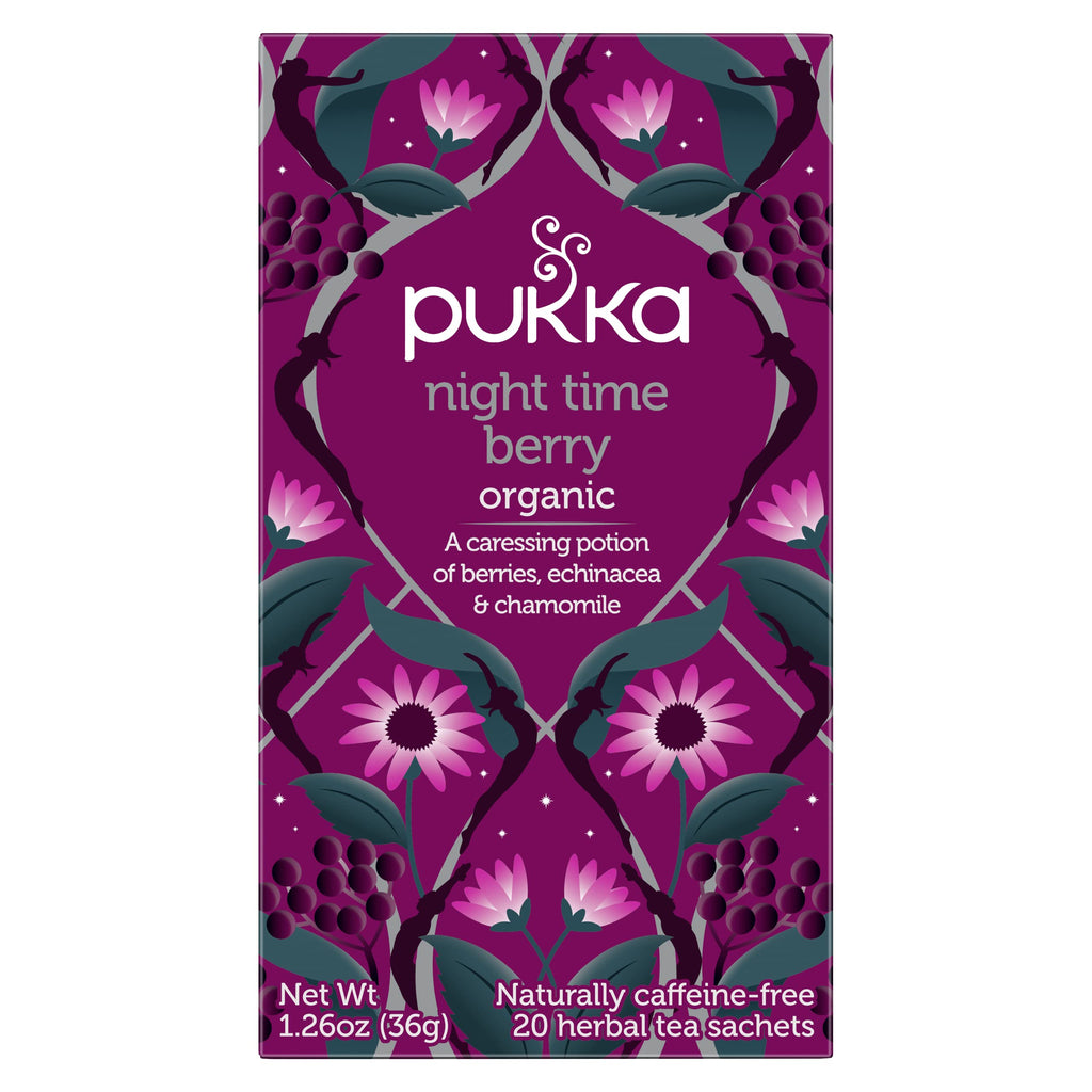Pukka Organic Night Time Berry Herbal Tea - 60 Tea Bags - image 2