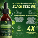 B BEWORTHS B BEWOTHS Oregano Oil Drops, 80% Carvacrol