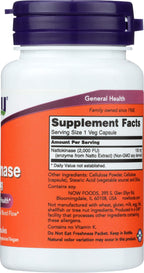 NOW Foods Nattokinase 100mg - 60 Capsules - image 5
