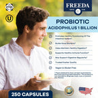 FREEDA Acidophilus Probiotic 1 Billion CFU