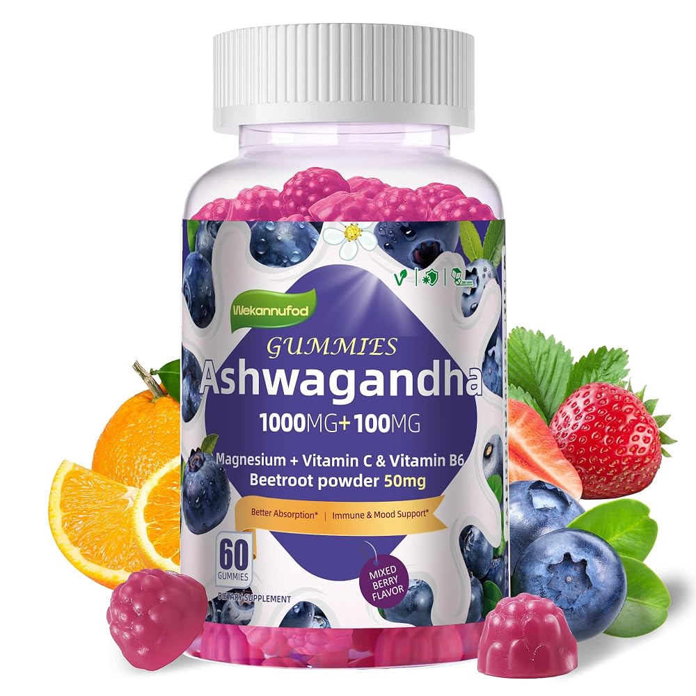 Wekannufod Sugar-Free Vitamin D3 K2 Gummies