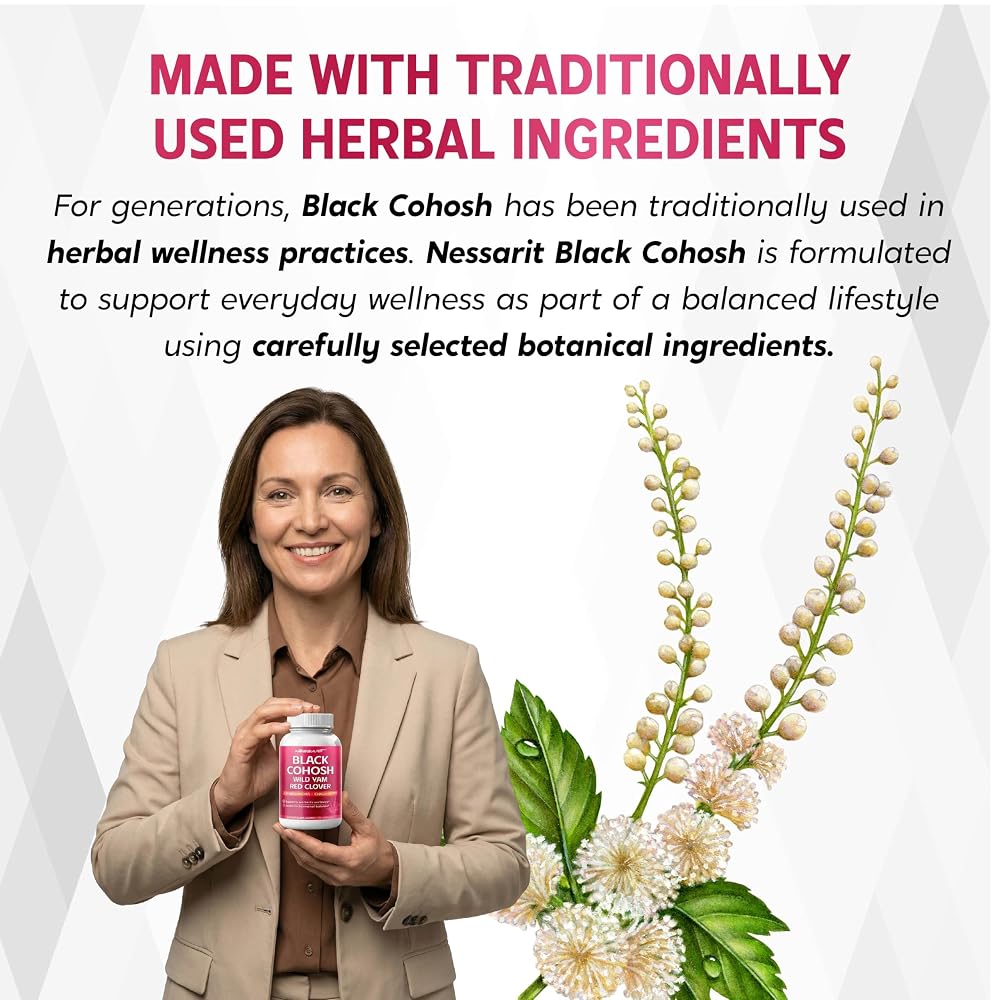 Nessarit Black Cohosh Complete 7-in-1 Formula - 150 Capsules - image 5