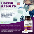 healblend Probiotic Caps Digestive Health & Immune Support - image 2