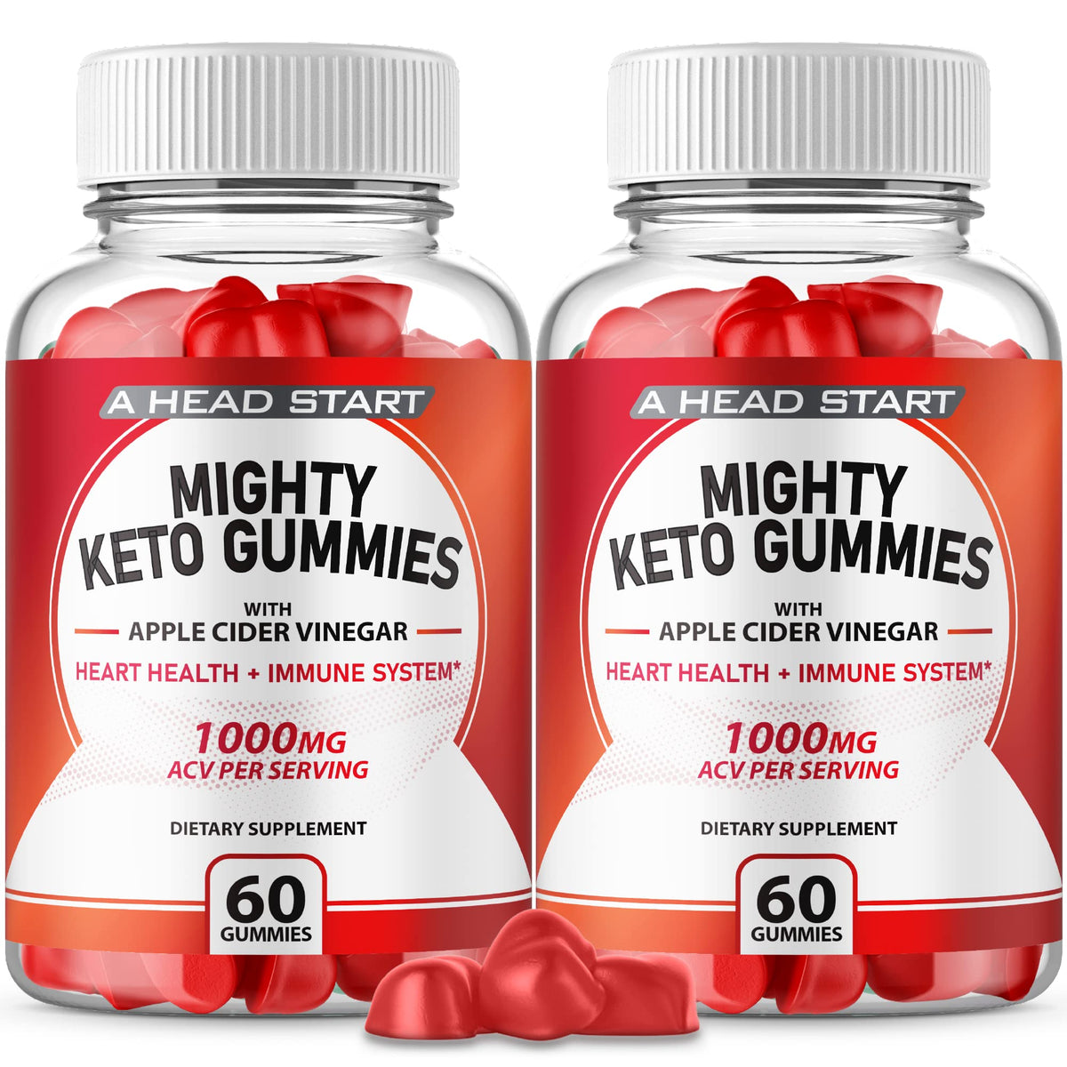IDEAL PERFORMANCE Mighty Keto ACV Gummies - 120 Gummies