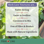 Herb Lore Adrenal Tonic Tincture - USDA Organic Liquid Herbal Adrenal