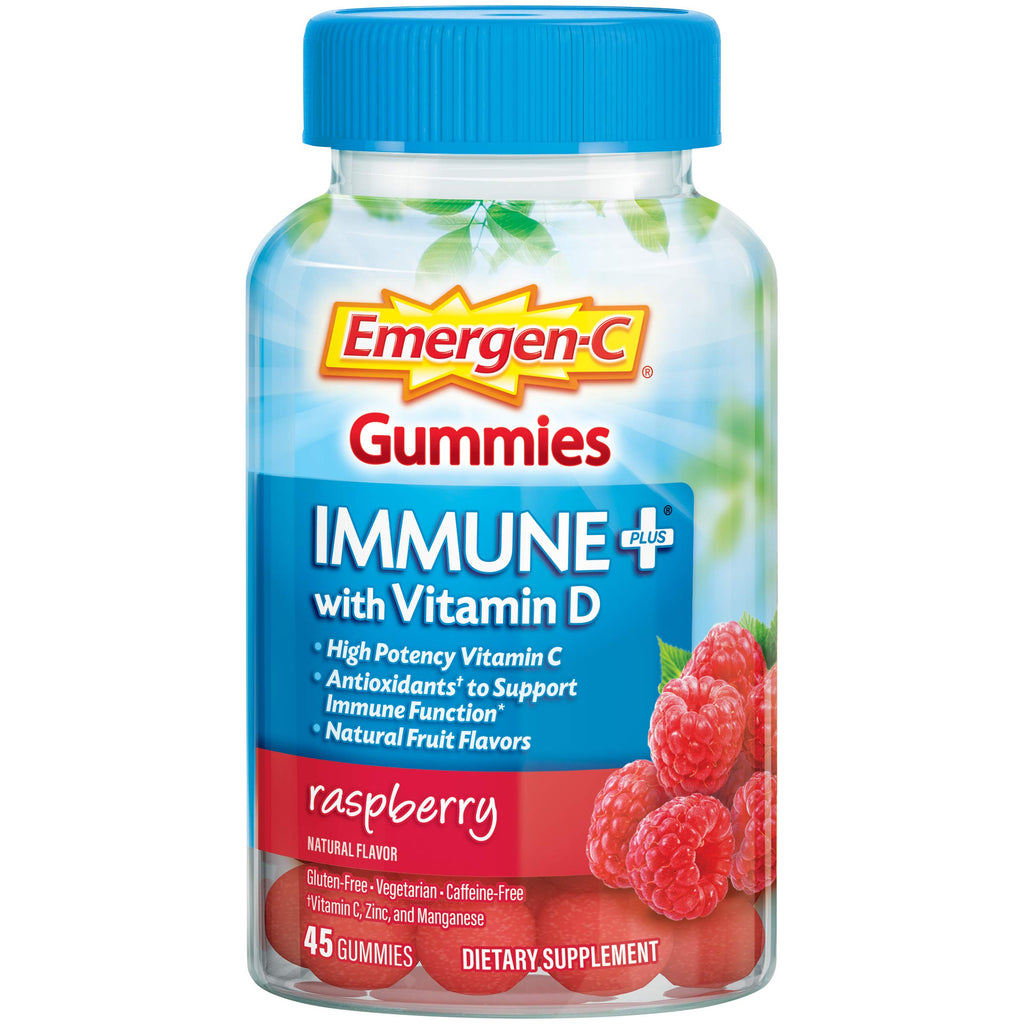 Emergen-C Immune+ Triple Action Immune Support Gummies - 45 Count
