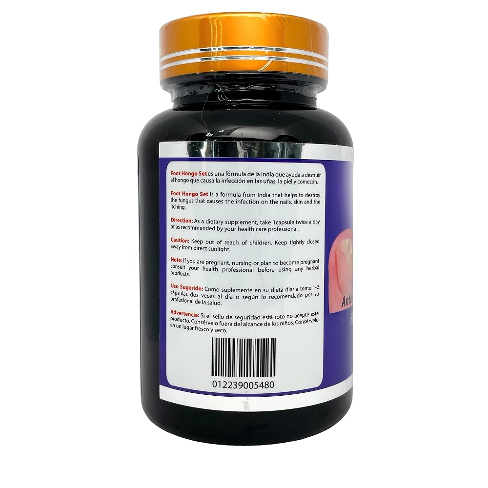 Productos El Colibri Foot Hongo Proprietary Blend - 90 Capsules - image 3