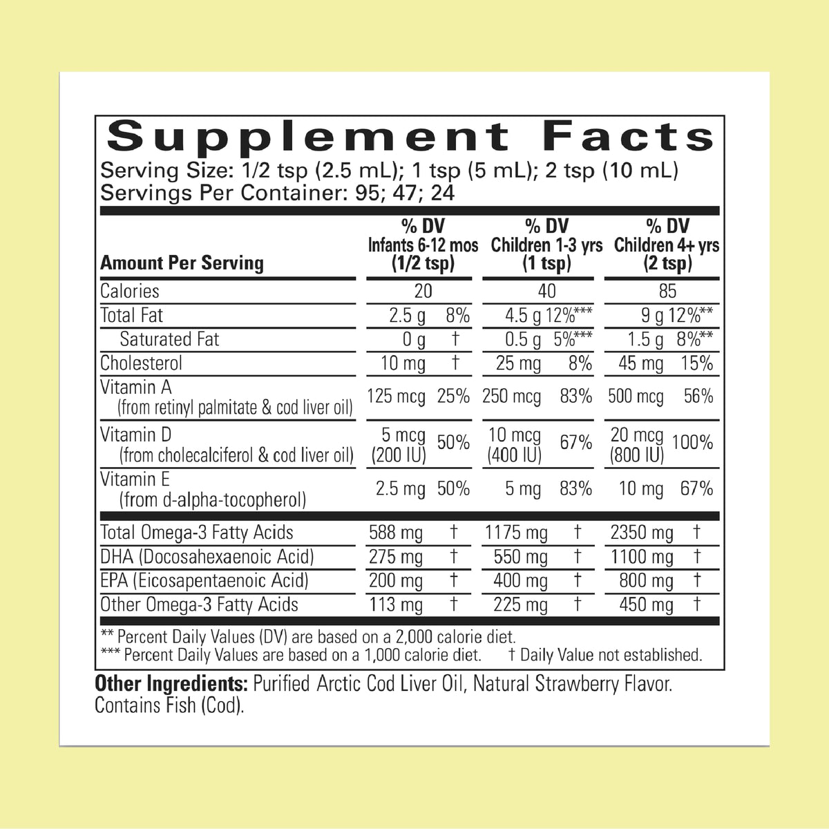 ChildLife Essentials Cod Liver Fish Oil for Kids, Strawberry - 8 fl oz - image 2