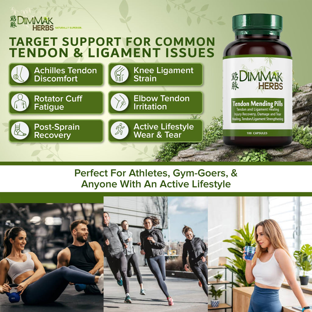 Dimmak Herbs Tendon Mending Pills Capsules - 100 Count - image 5