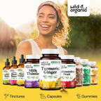 Wild & Organic Turmeric and Ginger Supplement Capsules - Mobility