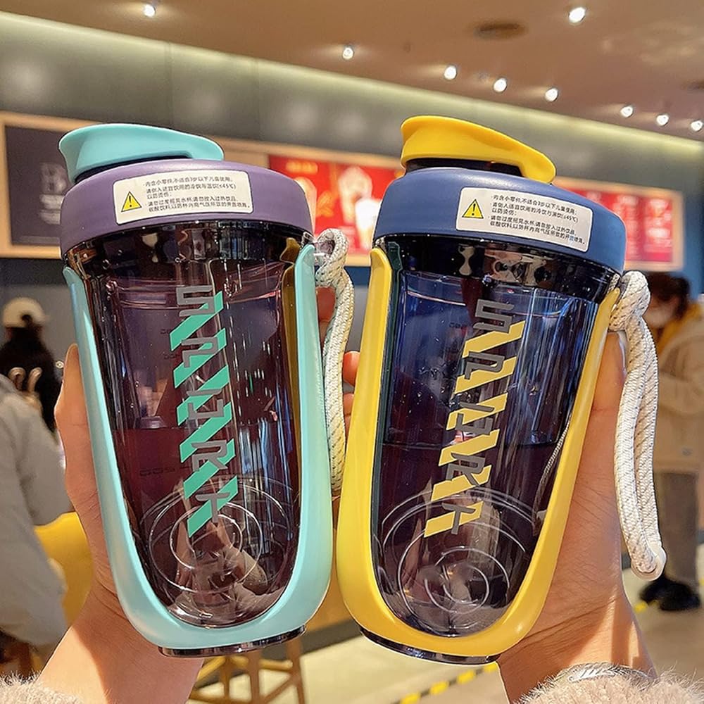 HERCHR Shaker Bottle 590ml Leakproof Protein Shakes Cup - 1 Count - image 2