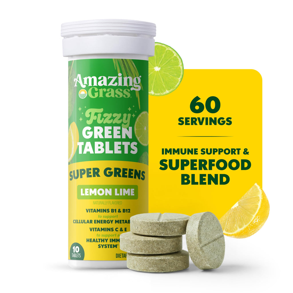Amazing Grass Effervescent Fizzy Green Tablets
