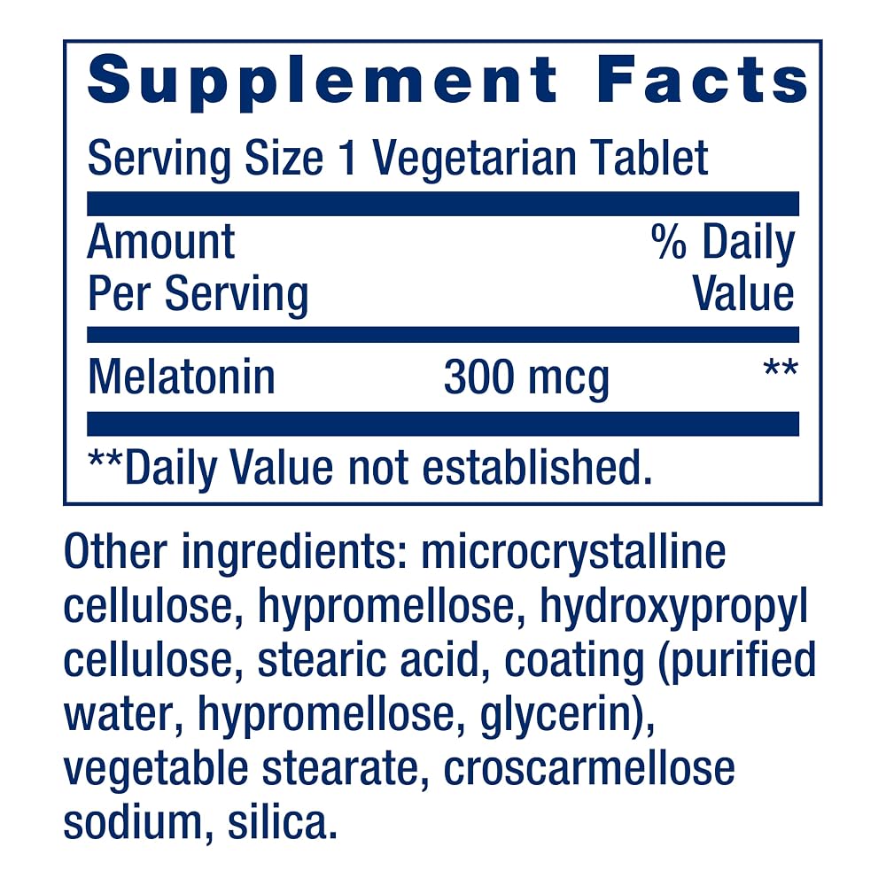 Life Extension Melatonin 300mcg & 1.5mg Sleep Support - 160 Count - image 4