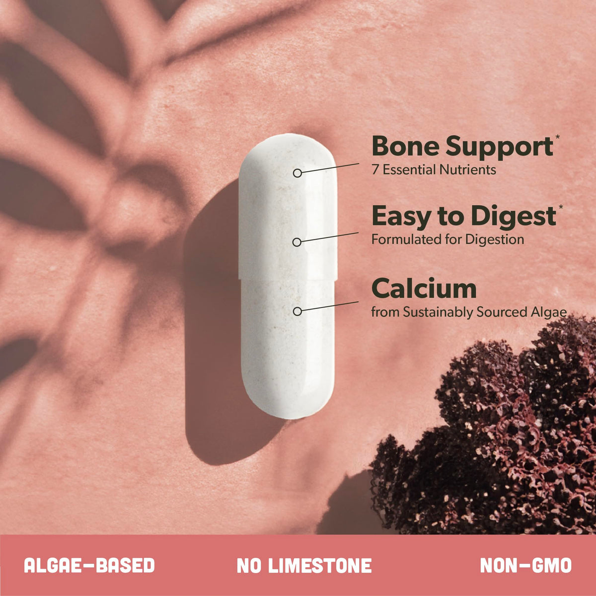 sapling Calcium Supplement with Vitamin K2 & D3 - 90 Capsules - image 4