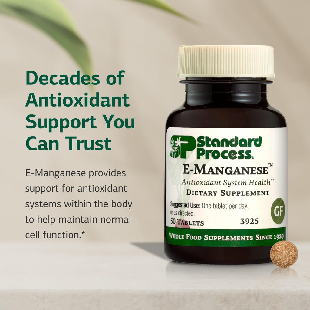 Standard Process E-Manganese Antioxidant & Cellular Health - 50 Tablets - image 3
