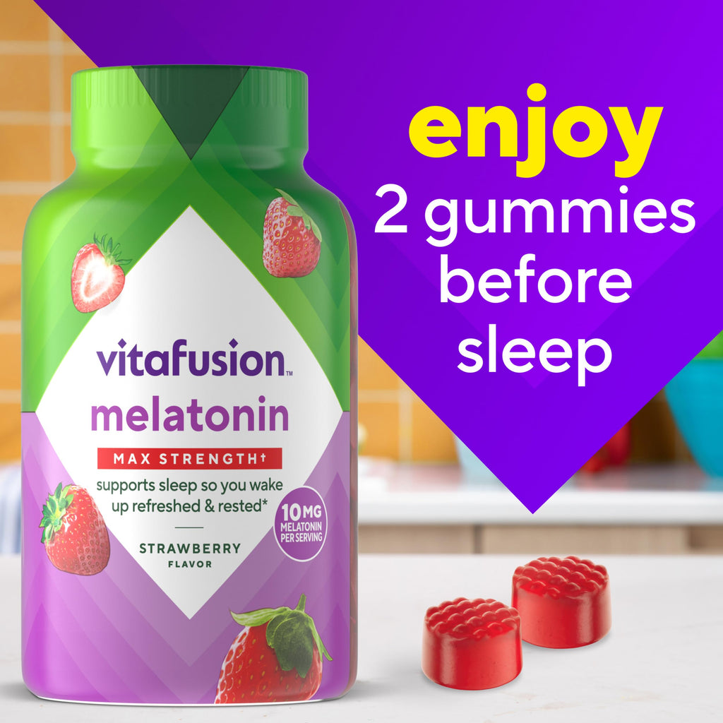 Vitafusion Melatonin 10mg Gummies Sleep Support - 100 Count - image 8