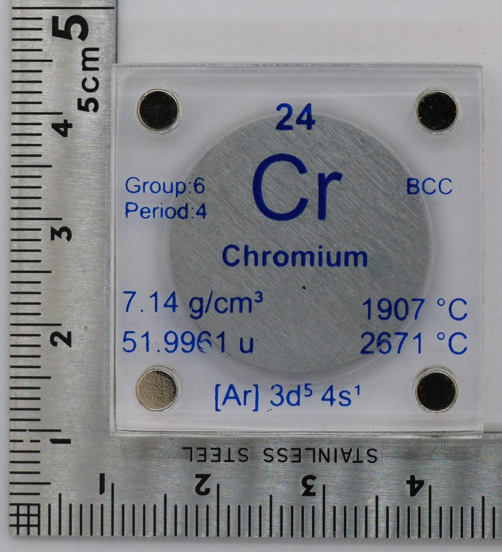 PFS Chromium Metal Disc 24.26mm 99.99% Pure - 1 Disc - image 6