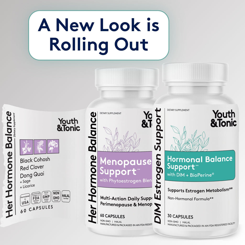 Youth & Tonic Perimenopause Hormone Balance Supplement - 90 Capsules - image 2