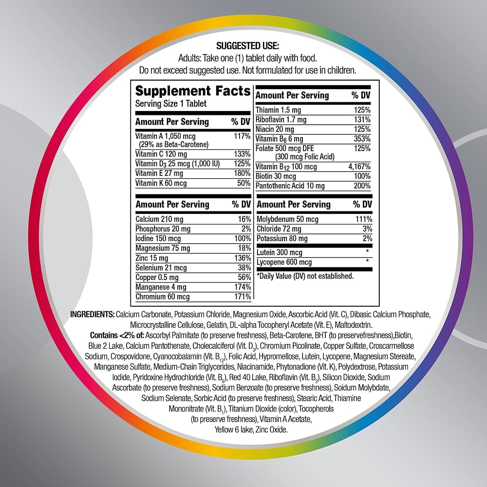 Amazon Pharmacy Centrum Silver Men's 50+ Multivitamin Tablet - 1 Count - image 2