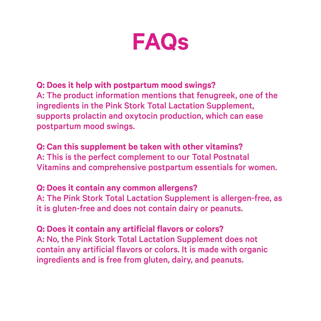 Pink Stork Total Lactation Supplement - 60 Capsules - image 8