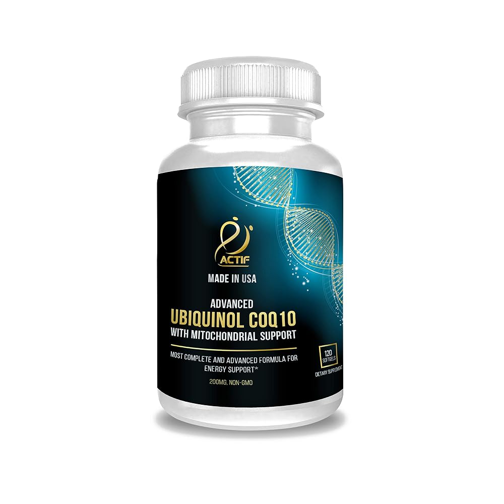 ACTIF Super Ubiquinol CoQ10 200mg - 120 Softgels