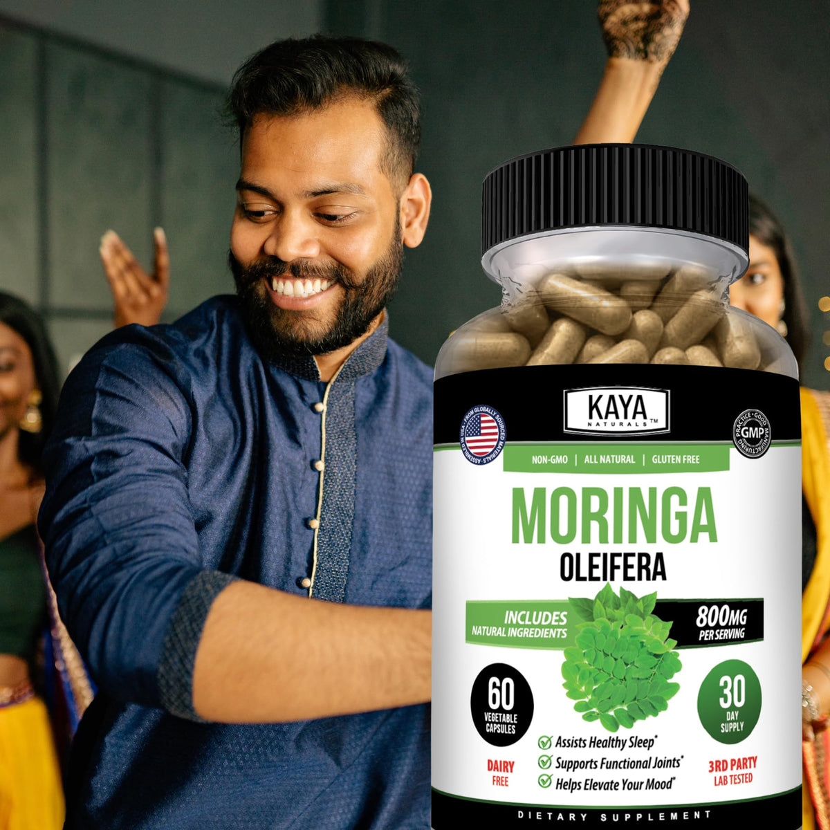 Kaya Naturals Moringa Oleifera Capsules - 60 Count - image 8