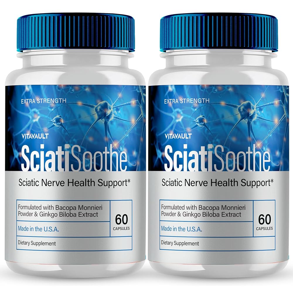 Vitavault SciatiSoothe Nerve Support Capsules - 120 Capsules