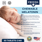 FREEDA Melatonin 2mg Sugar-Free Chewables