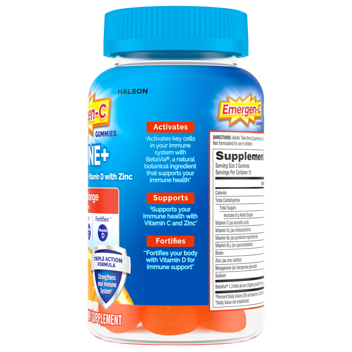 Emergen-C Vitamin C 750mg Immune Support Gummies - 45 Gummies - image 11